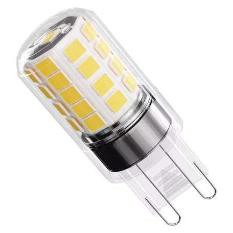 LED izzó Classic JC / G9 / 4,2 W (40 W) / 470 lm / meleg fehér / 2 pcs