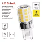 LED izzó Classic JC / G9 / 4,2 W (40 W) / 470 lm / Természetes fehér / 2 pcs