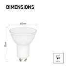 LED izzó GoSmart MR16 / GU10 / 4,8 W (35 W) / 400 lm / RGB / dimmelhető / WiFi