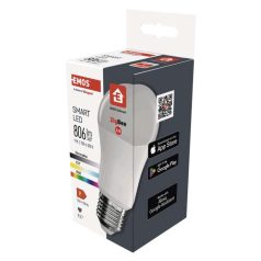   LED izzó GoSmart A60 / E27 / 9 W (60 W) / 806 lm / RGB / dimmelhető / Zigbee