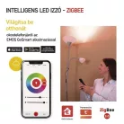 LED izzó GoSmart A60 / E27 / 9 W (60 W) / 806 lm / RGB / dimmelhető / Zigbee