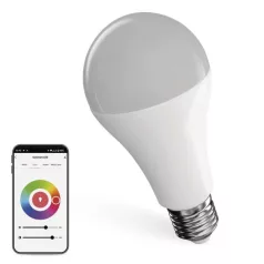   LED izzó GoSmart A65 / E27 / 14 W (94 W) / 1 400 lm / RGB / dimmelhető / Zigbee