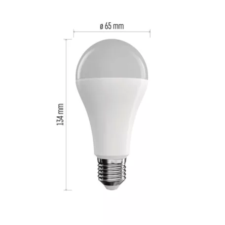 LED izzó GoSmart A65 / E27 / 14 W (94 W) / 1 400 lm / RGB / dimmelhető / Zigbee