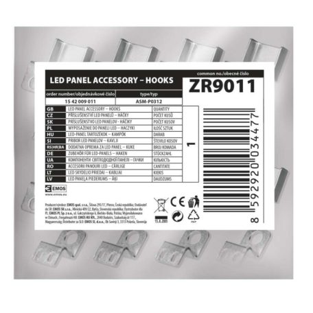 EMOS LED panel kampók 120×30cm