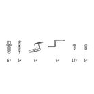 EMOS LED panel kampók 120×30cm