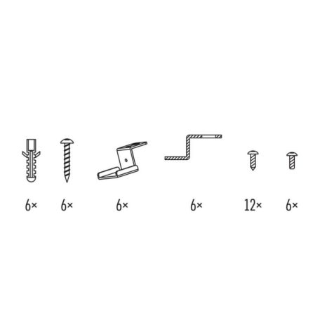EMOS LED panel kampók 120×30cm