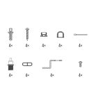 EMOS LED panel vezetékek 60×60cm