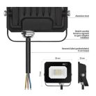 LED reflektor SIMPO 10 W természetes fehér