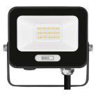 LED reflektor GLARO 10W, fekete, IP65, 1000 lm, természetes fehér