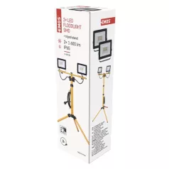   EMOS Hobby Slim LED reflektor 2x 20.5W + háromlábú állvány