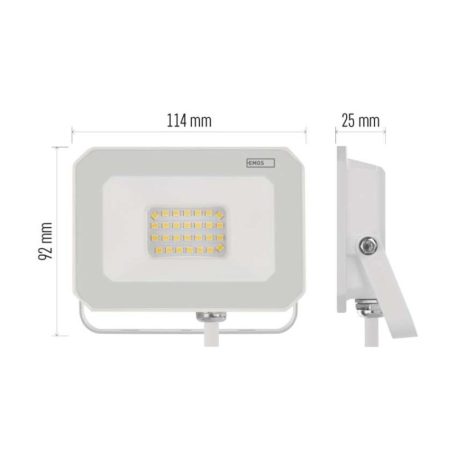 LED reflektor SIMPO 20W, fehér, IP65, 2000 lm, természetes fehér