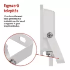 LED reflektor SIMPO 20W, fehér, IP65, 2000 lm, természetes fehér