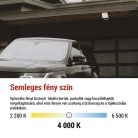 LED reflektor GLARO 20W, fehér, IP65, 2000 lm, természetes fehér