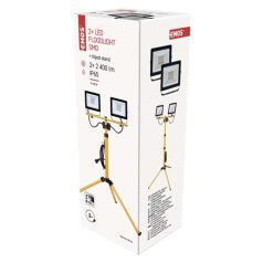   EMOS Hobby Slim LED reflektor 2x 30W + háromlábú állvány