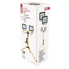   EMOS Hobby Slim LED reflektor 2x 30W + háromlábú állvány