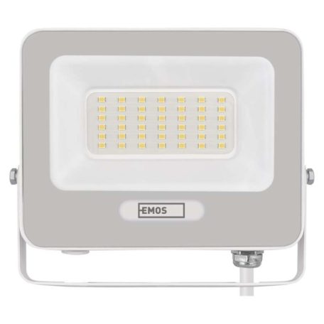 LED reflektor GLARO 30W, fehér, IP65, 3000 lm, természetes fehér