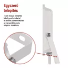 LED reflektor SIMPO 50W, fehér, IP65, 5000 lm, természetes fehér