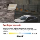 LED reflektor GLARO 50W, fehér, IP65, 5000 lm, természetes fehér