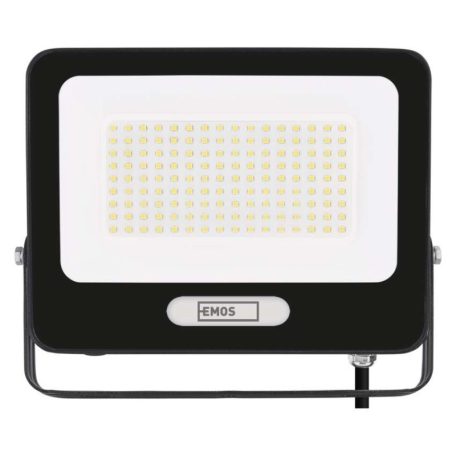 LED reflektor GLARO 100W, fekete, IP65, 10000 lm, természetes fehér