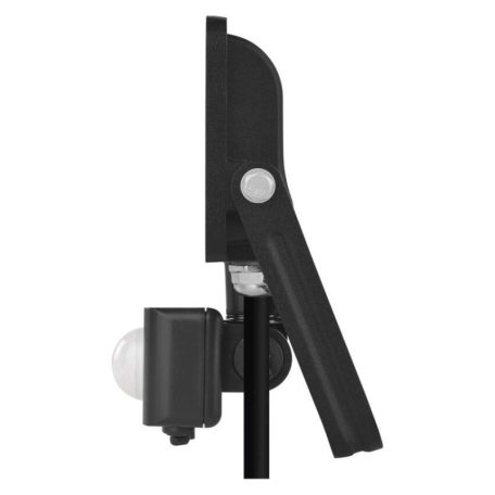 LED reflektor GLARO PIR 10 W, fekete, IP54, 1000 lm, természetes fehér