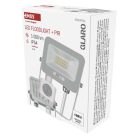 LED reflektor GLARO PIR 10 W, fehér, IP54, 1000 lm, természetes fehér