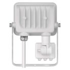 LED reflektor GLARO PIR 10 W, fehér, IP54, 1000 lm, természetes fehér