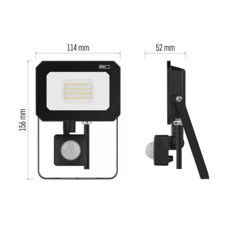 LED reflektor SIMPO PIR 20 W természetes fehér