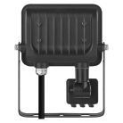 LED reflektor GLARO PIR 20 W, fekete, IP54, 2000 lm, természetes fehér