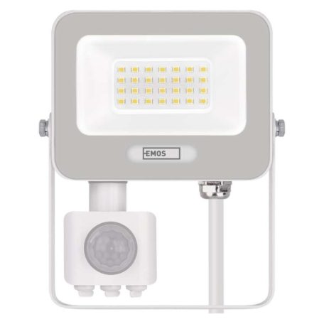 LED reflektor GLARO PIR 20 W, fehér, IP54, 2000 lm, természetes fehér