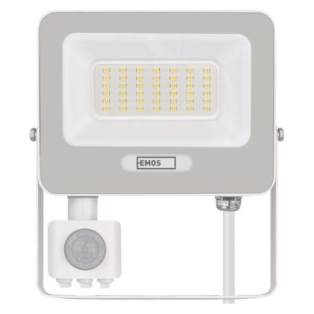 LED reflektor GLARO PIR 30 W, fehér, IP54, 3000 lm, természetes fehér