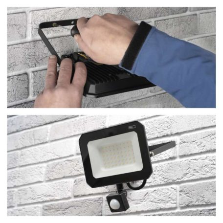 LED reflektor SIMPO PIR 50 W természetes fehér