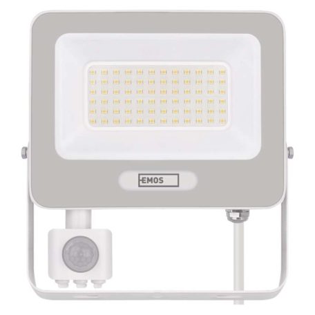 LED reflektor GLARO PIR 50 W, fehér, IP54, 5000 lm, természetes fehér