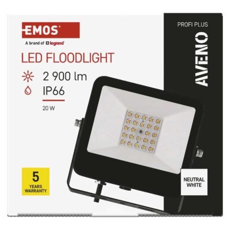 EMOS AVENO LED reflektor 20W 2 900lm természetes fehér