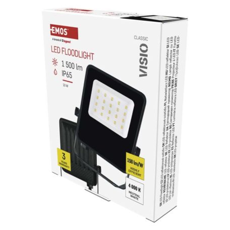 VISIO LED reflektor 10W természetes fehér