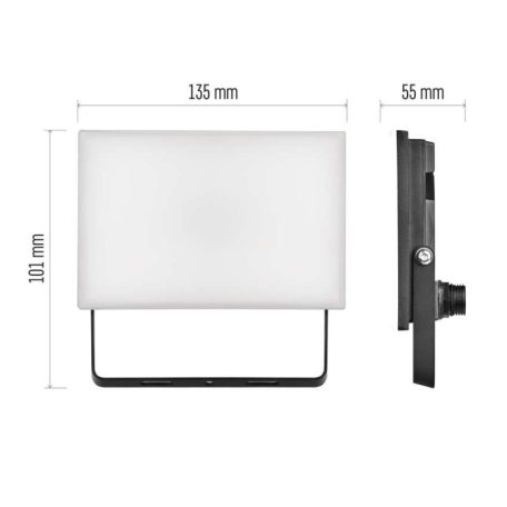 LED-es reflektor TAMBO, 20 W, 2000 lm, IP65, fekete