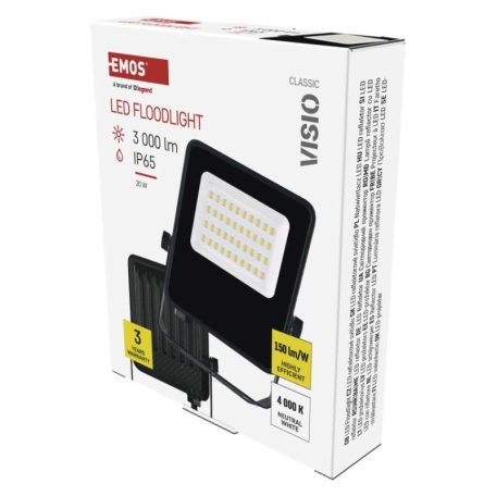VISIO LED reflektor 20W természetes fehér