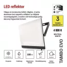 LED-es reflektor TAMBO EVO, 100 W, 10 000 lm, IP65, fekete