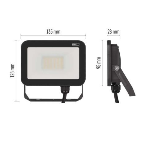 EMOS LED reflektor INOVO 20W 2200lm IP65 természetes fehér