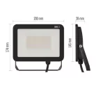EMOS LED reflektor INOVO 50W 5500lm IP65 természetes fehér
