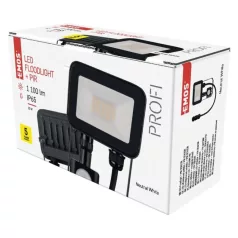   EMOS LED reflektor INOVO 10W 1100lm mozgásérzékelőve IP65 term. fehér