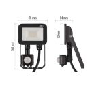 EMOS LED reflektor INOVO 10W 1100lm mozgásérzékelőve IP65 term. fehér