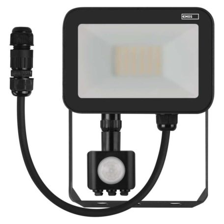 EMOS LED reflektor INOVO 20W 2200lm mozgásérzékelőve IP65 term. fehér