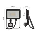 EMOS LED reflektor INOVO 20W 2200lm mozgásérzékelőve IP65 term. fehér