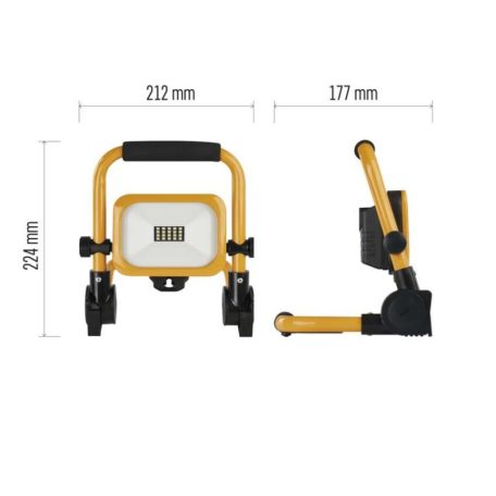 EMOS Profi LED reflektor ACCO 10W 1000lm IP54 hideg fehér