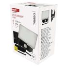 LED-es reflektor TAMBO mozgásérzékelővel, 10 W, 1000 lm, fekete