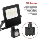 EMOS VISIO LED reflektor 10W mozgásérzékelővel IP54 term. fehér