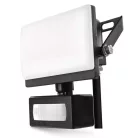 LED-es reflektor TAMBO EVO mozgásérzékelővel, 10 W, 1000 lm, IP44, fekete