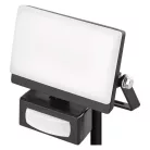 LED-es reflektor TAMBO EVO mozgásérzékelővel, 10 W, 1000 lm, IP44, fekete