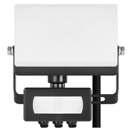LED-es reflektor TAMBO EVO mozgásérzékelővel, 10 W, 1000 lm, IP44, fekete