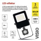 EMOS VISIO LED reflektor 20 W mozgásérzékelővel IP54 term. fehér